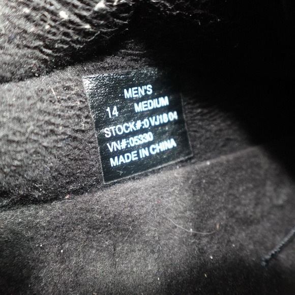 LL Bean Shoes Mens 14 M Black Suede Moccasin Slip On Comfort Walking - Picture 10 of 10